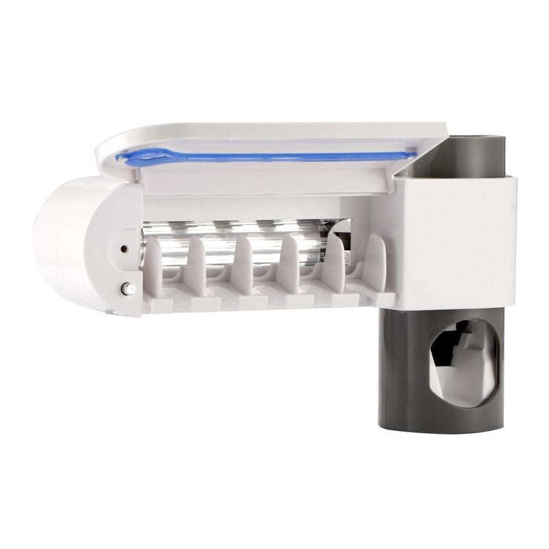 Esterilizador UV de Escova de Dentes com dispenser para pasta de dentes - My Store